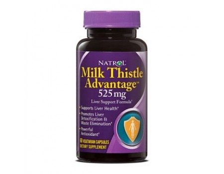 Milk Thistle Advantage 525mg. 60 capsules
